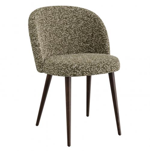 Vellus 12  Luxury Upholstered Side Chair – Walnut-Stained Beech Legs | Chairs & Armchairs Collections