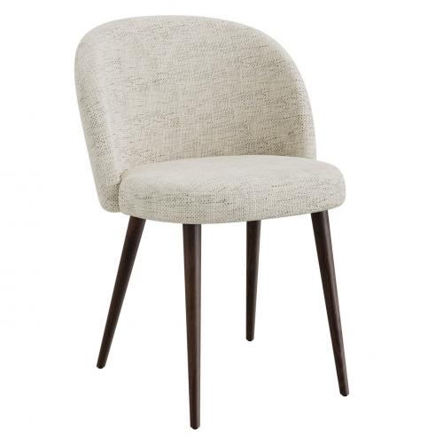 Zena 15  Luxury Upholstered Side Chair – Walnut-Stained Beech Legs | Chairs & Armchairs Collections