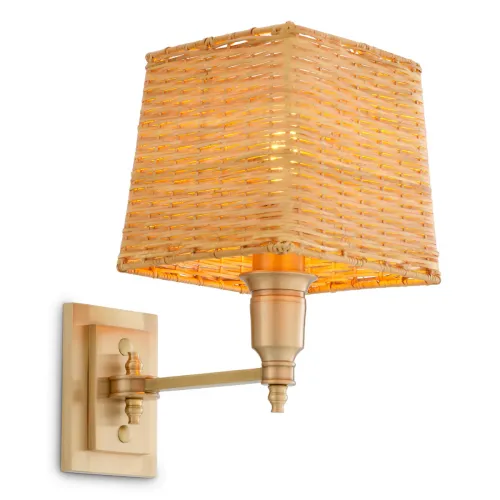 Elegant Single Wall Lamp – Antique Brass Finish | Wall Lamps Collections