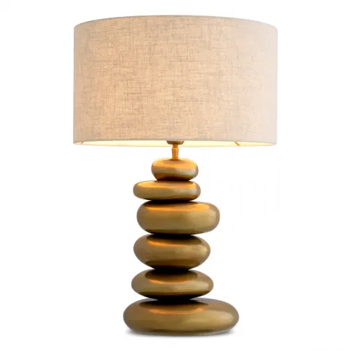 Elegant Table Lamp for Living Room – Vintage Brass Finish | Table Lamps Collections