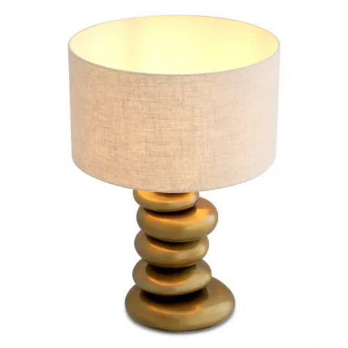 Elegant Table Lamp for Living Room – Vintage Brass Finish | Table Lamps Collections