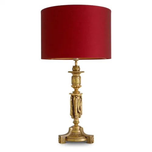Royal Designer Lamp with Antique Gold Finish | Table Lamps Collections