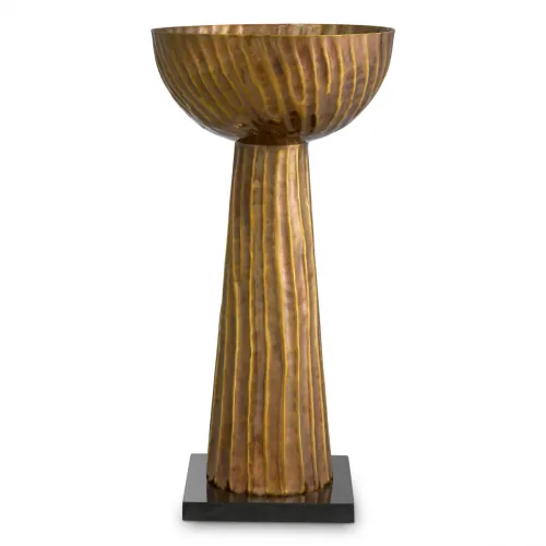 Exclusive Vintage Brass Lamp with Black Granite Base | Table Lamps Collections