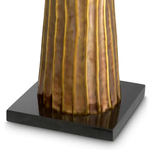 Exclusive Vintage Brass Lamp with Black Granite Base | Table Lamps Collections