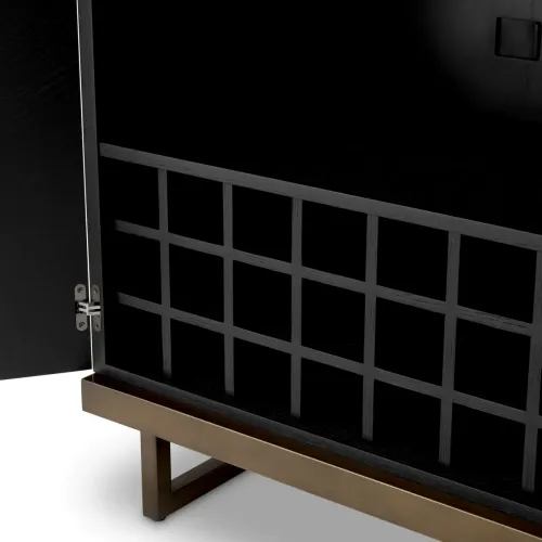 Royal Oak Finish Bar Cabinet for Contemporary Living | Luxury Shelves & Display Cabinets Collections