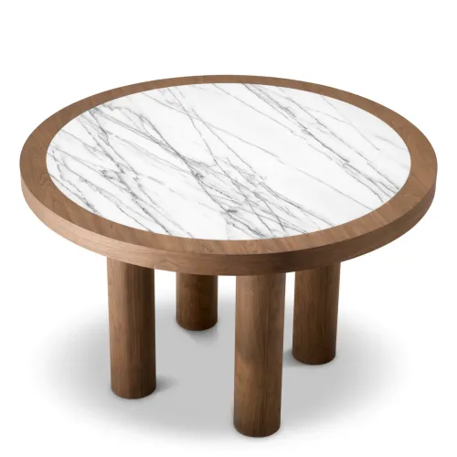   Imperial Lilac Dining Table – Luxury Walnut & Marble Masterpiece | Luxury Dining Tables Collections