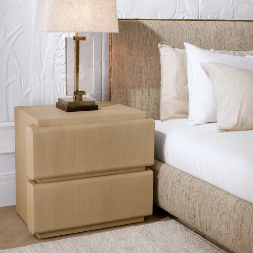   Regal Oak Nightstand – Contemporary Natural Elegance | Nightstands Collections
