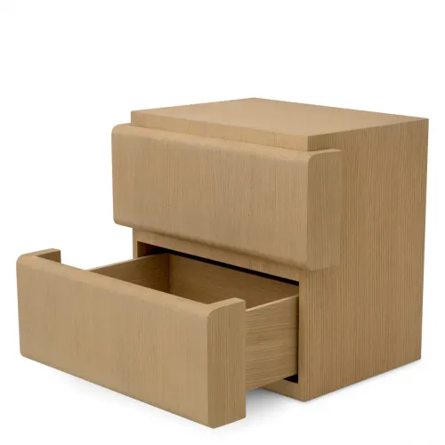   Regal Oak Nightstand – Contemporary Natural Elegance | Nightstands Collections