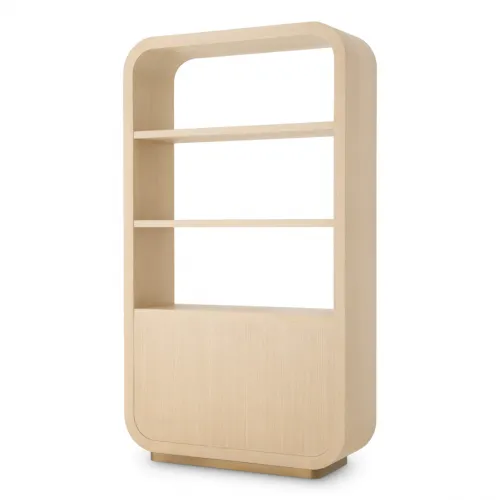   Imperial Oak Brass Cabinet – Timeless European Elegance | Luxury Shelves & Display Cabinets Collections