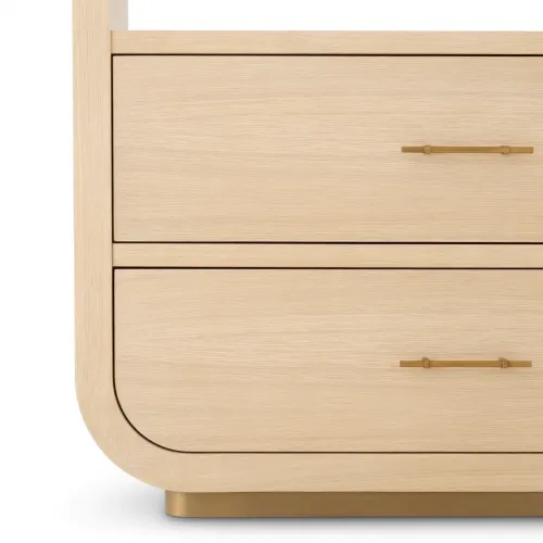   Imperial Oak Brass Cabinet – Timeless European Elegance | Luxury Shelves & Display Cabinets Collections