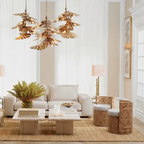   Exclusive Heritage Chair – Elegant Burl Wood & Natural Fabric | Chairs & Armchairs Collections