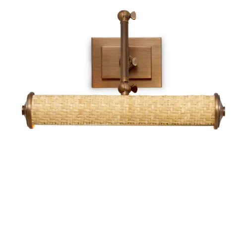   Elegant Montclair Wall Lamp – Premium Rattan & Antique Brass | Wall Lamps Collections