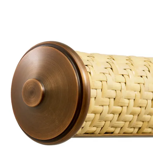   Elegant Montclair Wall Lamp – Premium Rattan & Antique Brass | Wall Lamps Collections