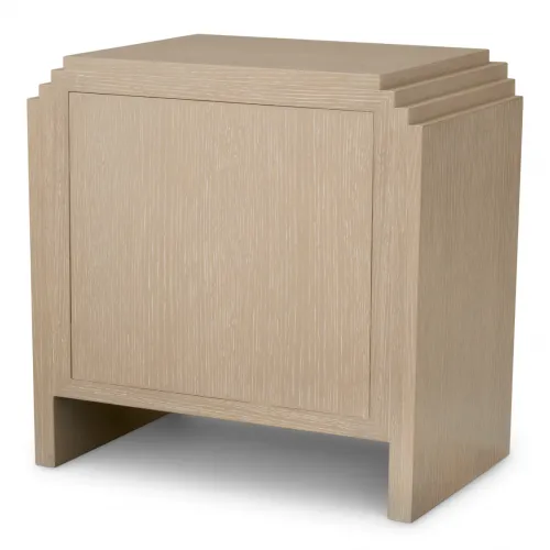   Grandeur Nightstand – Oak Bronze Symphony | Nightstands Collections