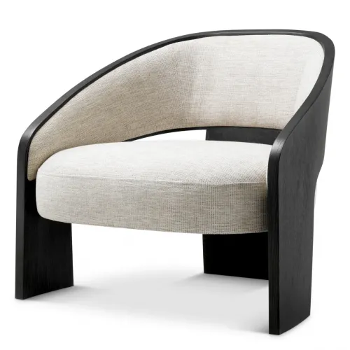   Aristocrat Chair – Oak & Linen Elegance | Luxury Chairs Collections
