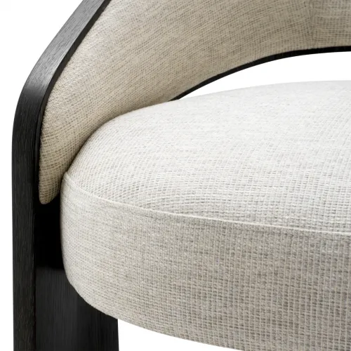   Aristocrat Chair – Oak & Linen Elegance | Luxury Chairs Collections