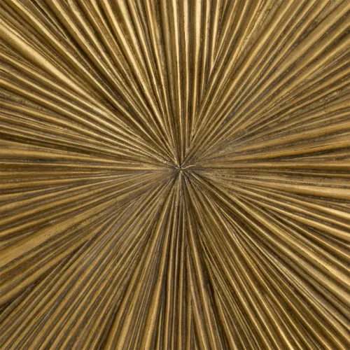   Imperial Sunburst Wall Sculpture – Antique Gold Radiance | Wall Decoration Collections