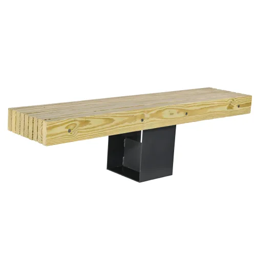 Aureus Block Bench – Architectural Strength & Modern Grandeur