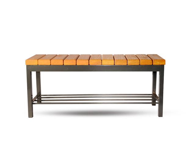 Zenora Compact Bench Oriental Elegance in Minimal Form