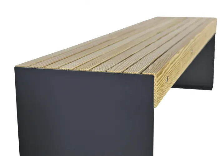   Marvella Steel Bench  Urban Elegance with Crafted Identity | Luxury Outdoor Furniture Collections