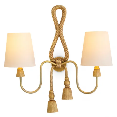 Royal Vintage Brass Wall Lamp by Luxury Group International
