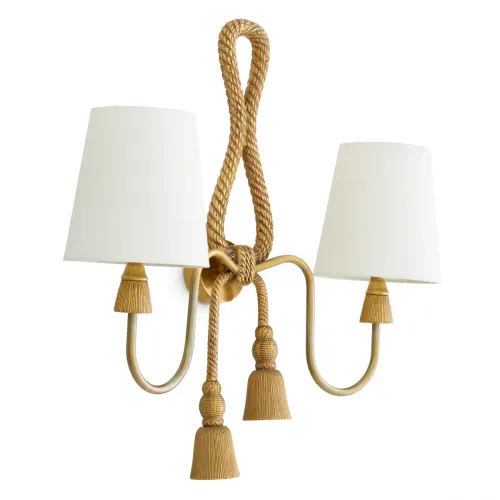 Royal Vintage Brass Wall Lamp by Luxury Group International