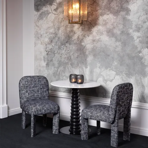   Regalia Noir Dining Table Black & White Marble Harmony | Luxury Dining Tables Collections