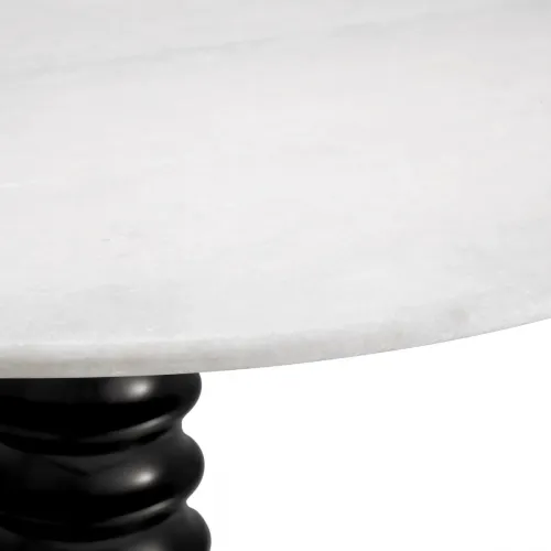   Regalia Noir Dining Table Black & White Marble Harmony | Luxury Dining Tables Collections