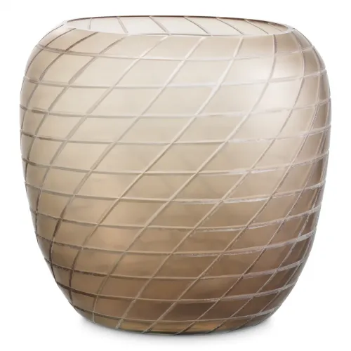 Seraphina Sand Glass Vase Handblown Recycled Elegance