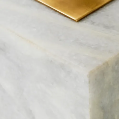   Valencia Marble Table Mirror  Brass & White Grandeur | Mirrors Collections