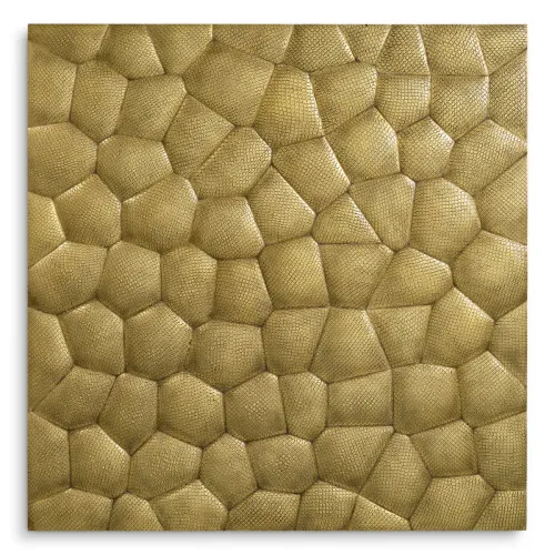   Regal Serpent Brass Wall Sculpture Textured Antique Gold Grandeur | Luxury Home Accessories Collections