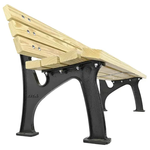   Imperial Cast Iron Bench  Heritage Wood Edition | Outdoor Seating Groups Collections
