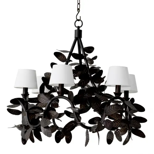   Regalia Bronze Leaf Chandelier Handcrafted Grandeur | Chandeliers Collections