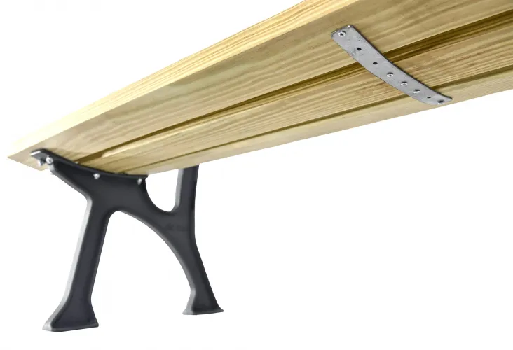   Sofia Heritage Bench – Iron Frame & Pine Wood | Outdoor Seating Groups Collections