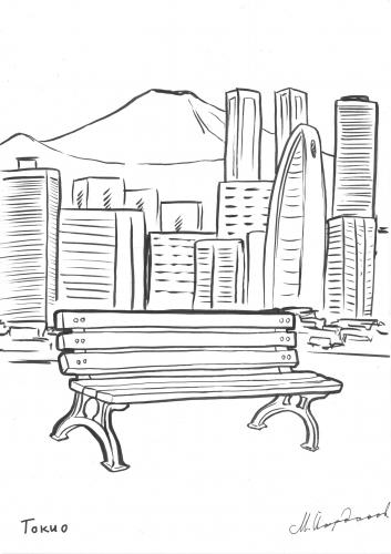   Tokyo Heritage Bench – Iron & American Yellow Pine Edition | Outdoor Seating Groups Collections
