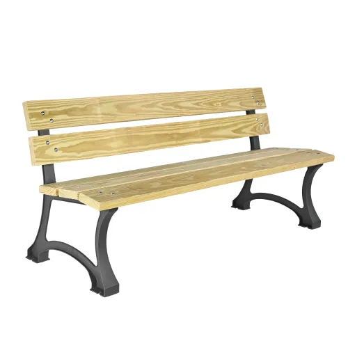   Hamburg Heritage Bench – Iron & American Yellow Pine Edition | Outdoor Seating Groups Collections