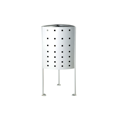   Lunera Outdoor Bin – 45L Galvanized Steel Urban Edition | Luxury Outdoor Accessories Collections
