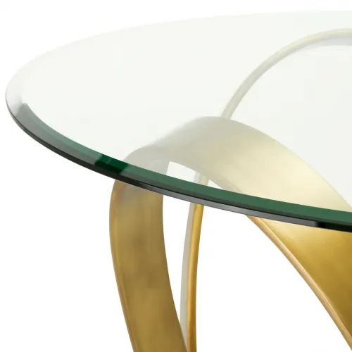   Premium Dining Table Vintage Brass & Bevelled Glass Elegance | Dining Tables Collections