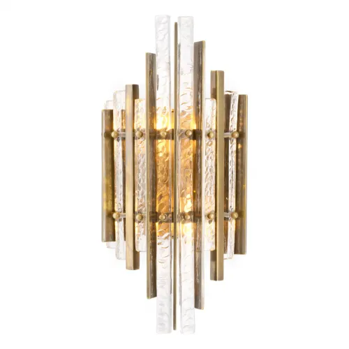   Royal Wall Lamp Vintage Brass & Handmade Glass Elegance | Wall Lamps Collections