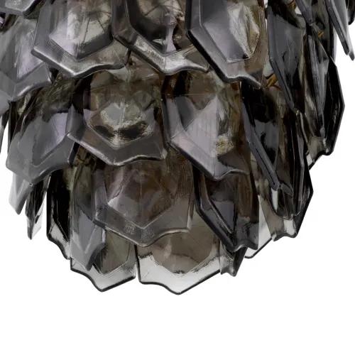 Grey  Royal Chandelier Vintage Brass & Clear Glass Elegance | Chandeliers Collections