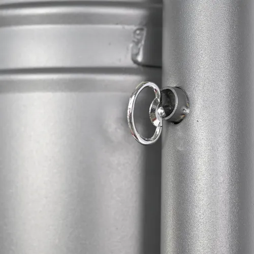   Elara Outdoor Bin – 32L Galvanized Steel Urban Edition | Luxury Outdoor Accessories Collections