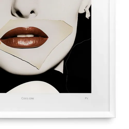 Imperial Art Print White Frame Elegance by Luxury Group International
