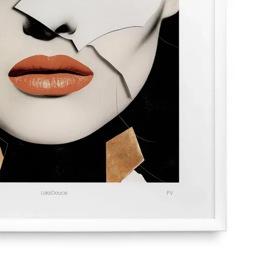 Royal Art Print White Frame Elegance by Luxury Group International