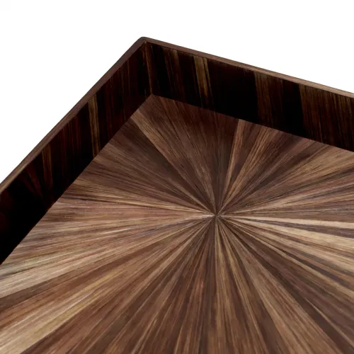 Marvella Desk Tray – Straw Marquetry Finish by Luxury Group International