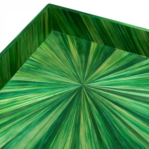 Marvella Desk Tray – Straw Marquetry Finish by Luxury Group International