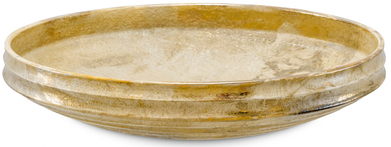 Königliche Exklusive Handgefertigte Schale - Raku-Keramik Perlen Finish von Luxury Group International