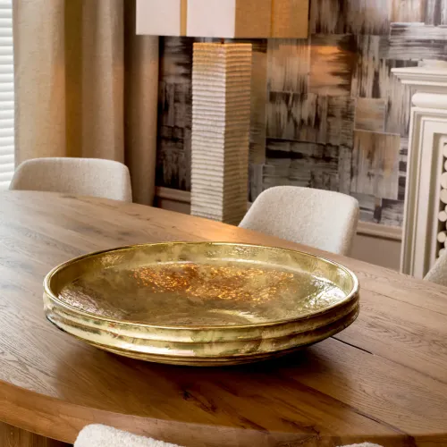 Royal Exclusive Handcrafted Bowl – Raku Ceramic Pearl Finish by Luxury Group International