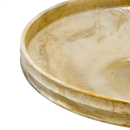 Royal Exclusive Handcrafted Bowl – Raku Ceramic Pearl Finish by Luxury Group International