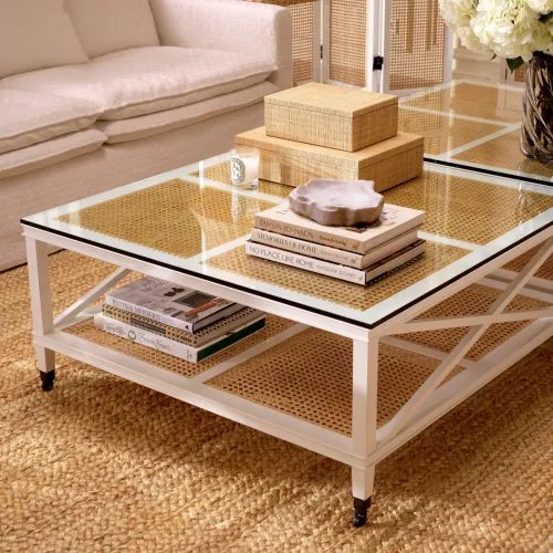 Cadira Decorative Box L – Natural Raffia Finish by Luxury Group International