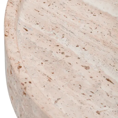 Premium Tray Arman – Organic Travertine Serving Tray by Luxury Group International